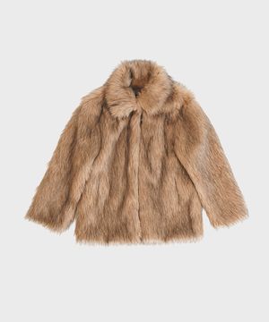 WILD FAUX FUR COAT