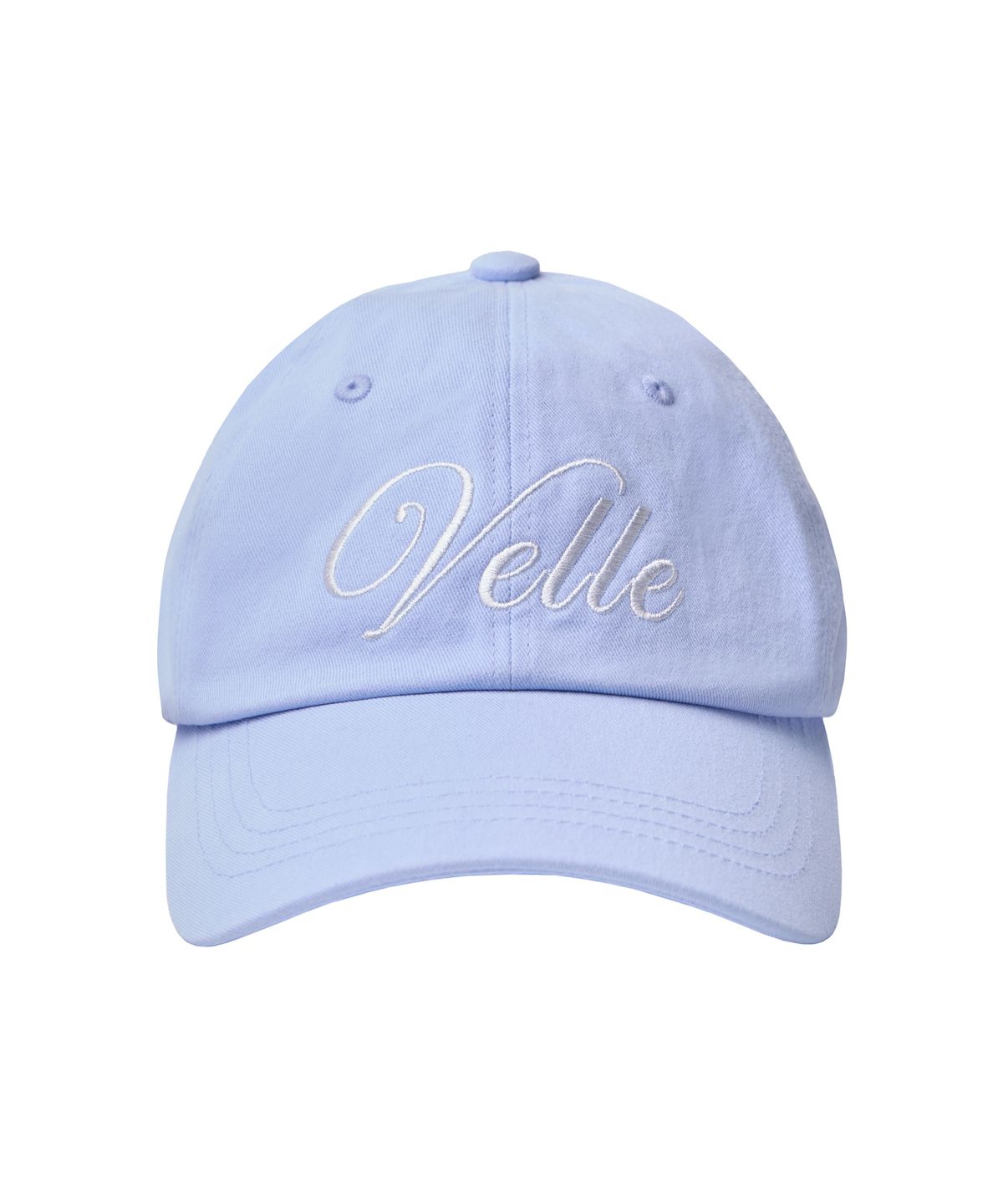 벨르(VELLE) Lettering Ball Cap_Sky Blue