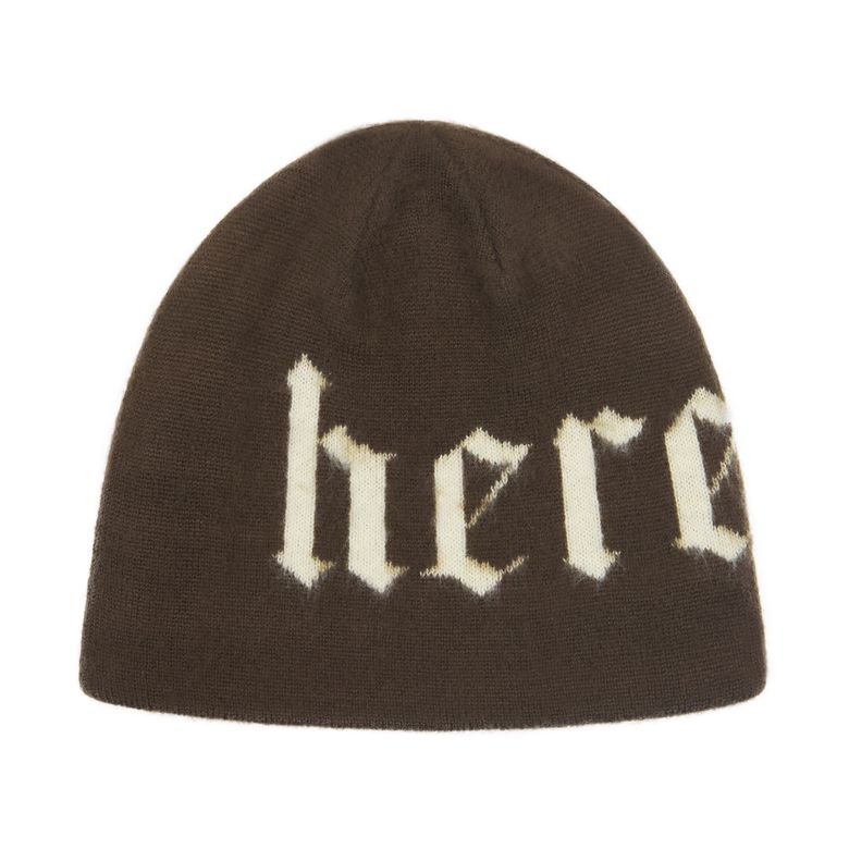 HERESSY BRUSH BEANIE BROWN