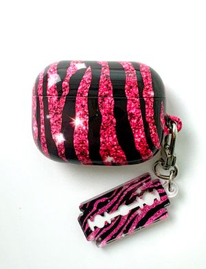 Glitter Pink Gyaru AirPods Case