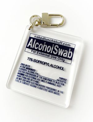 Alcohol Swab Keyring