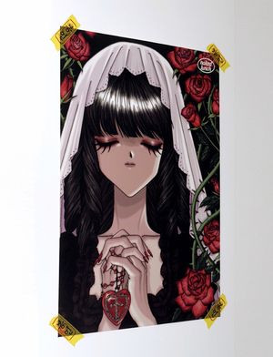Praying Girl Poster