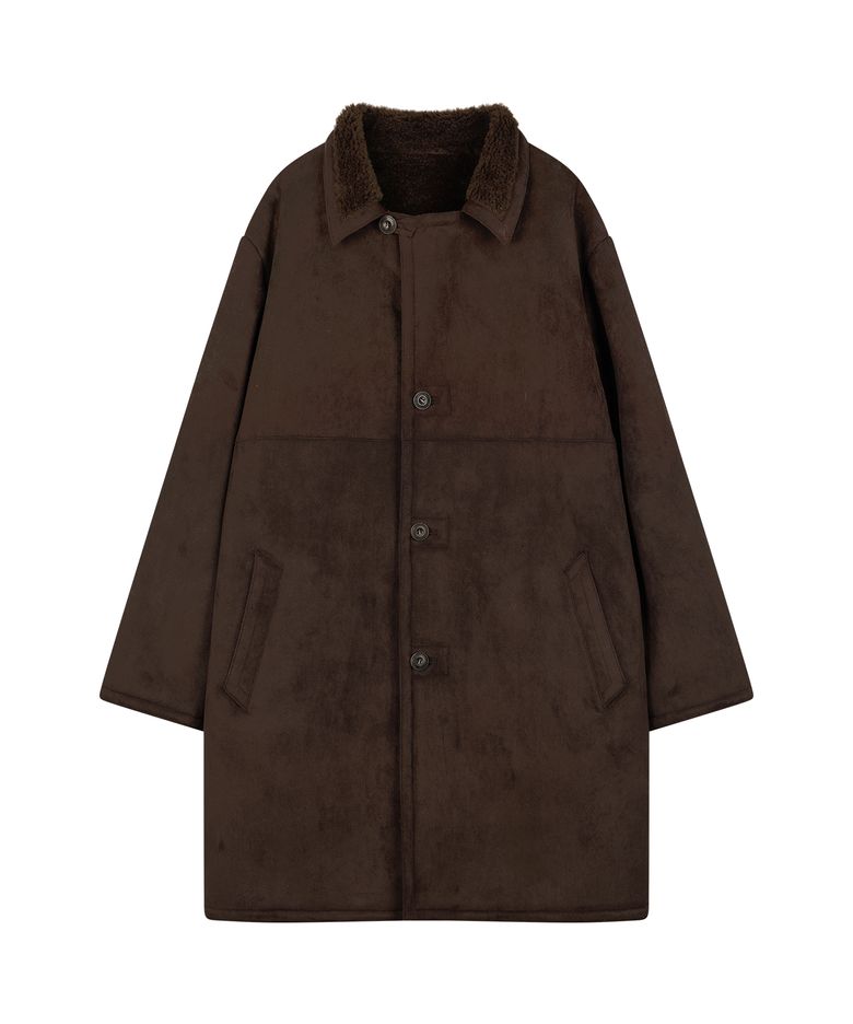 MARKET FAUX SHEARLING JACKET BROWN