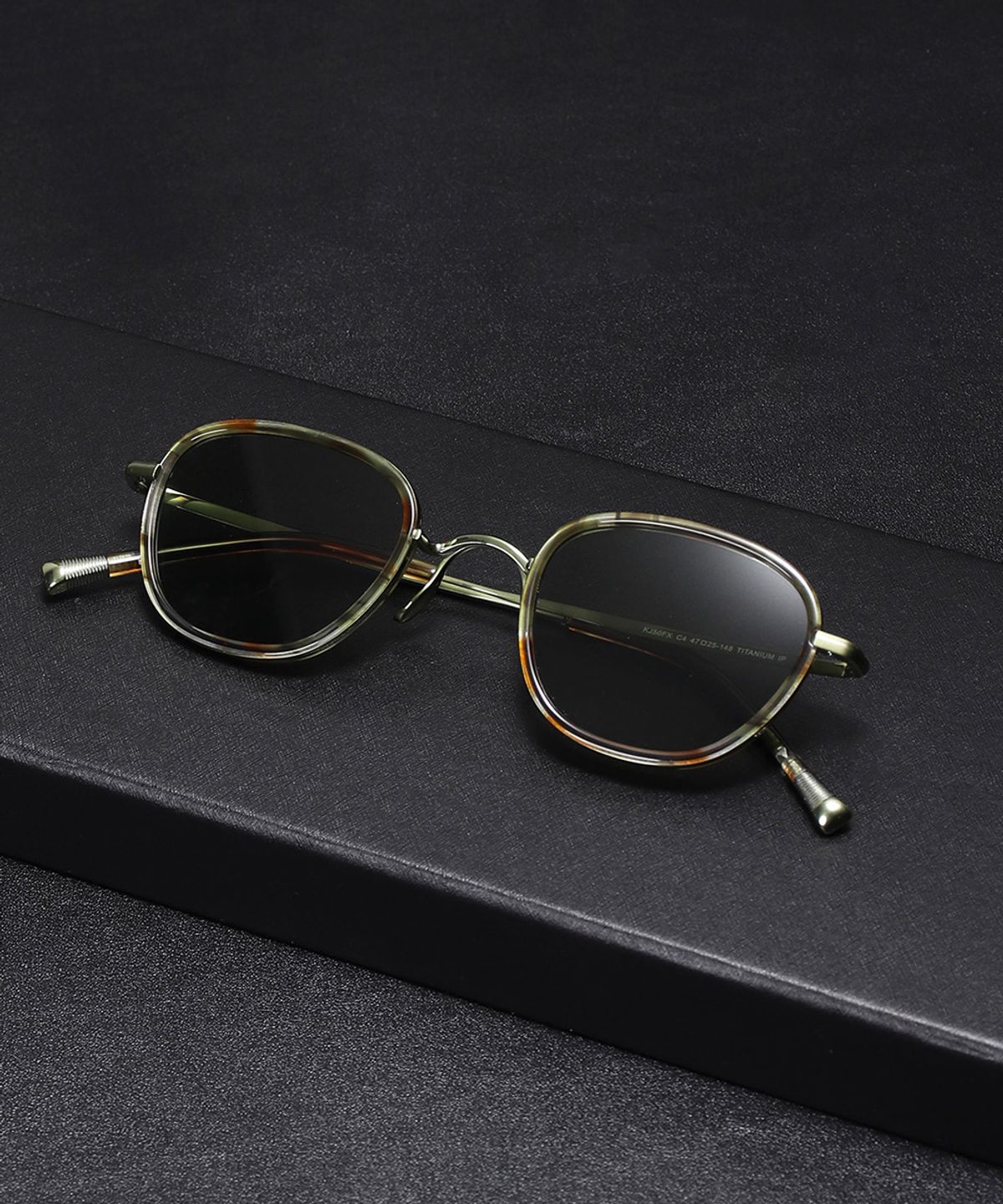 링컨프레임(LINCOLNFRAME) KJ50FX 퓨어티타늄 선글라스 TORTOISE