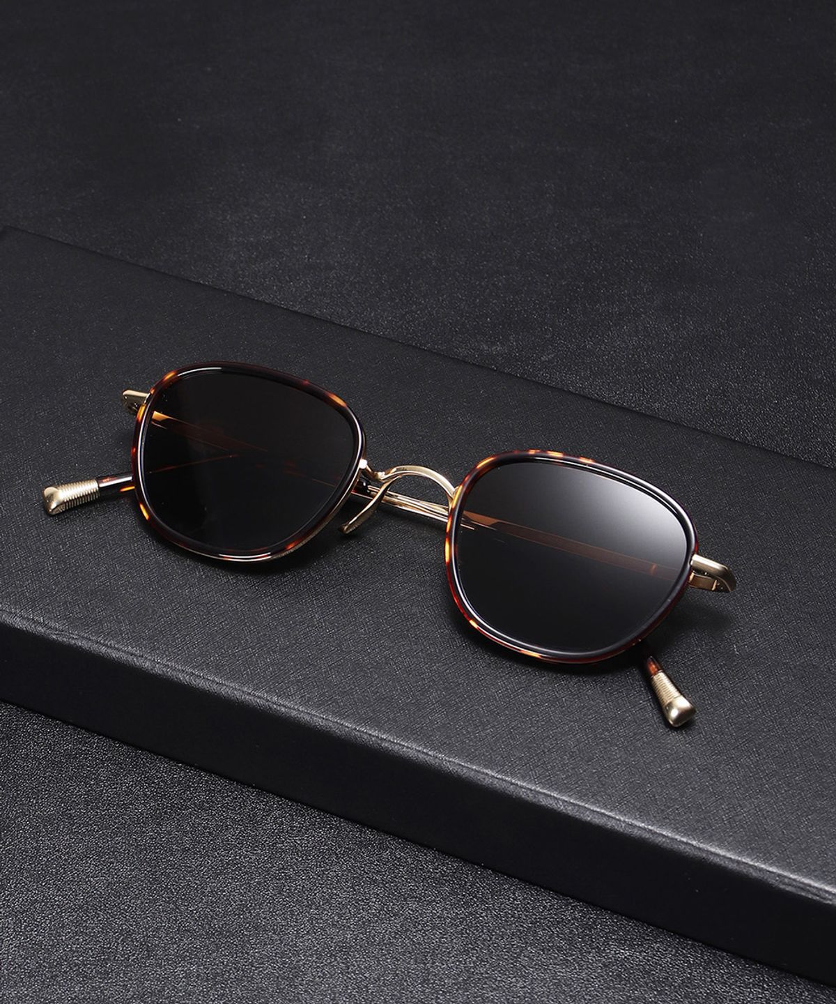 링컨프레임(LINCOLNFRAME) KJ50FX 퓨어티타늄 선글라스 LEOPARD