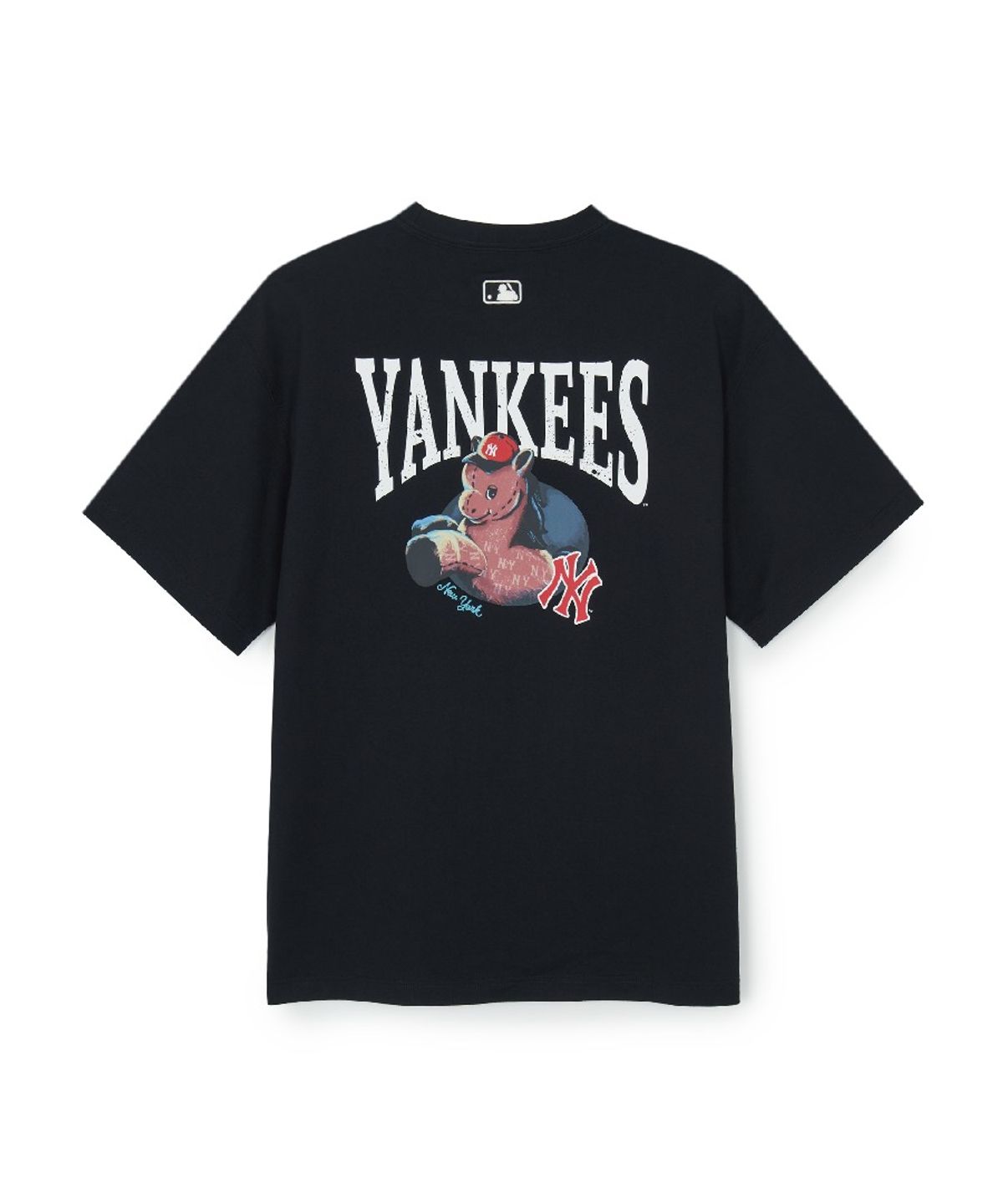 엠엘비(MLB) 뉴이어 홀스 등판 그래픽 반팔 티셔츠 NY (Black)