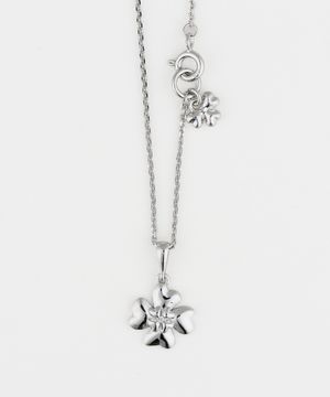 Double clover necklace SV (925 silver)