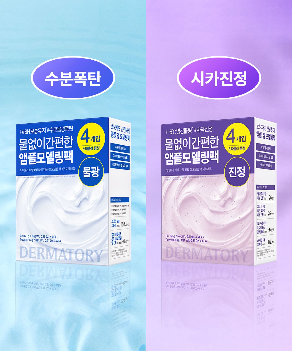 더마토리(DERMATORY) [4매] 더마토리 모델링 팩 기획세트 2종 (1제/2제/스파츌러 세트)