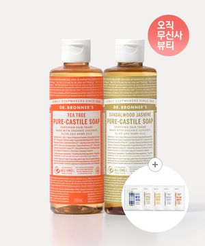 페이스&바디클렌저 퓨어 캐스틸 솝 240ml*2+(샤셰5종 증정)