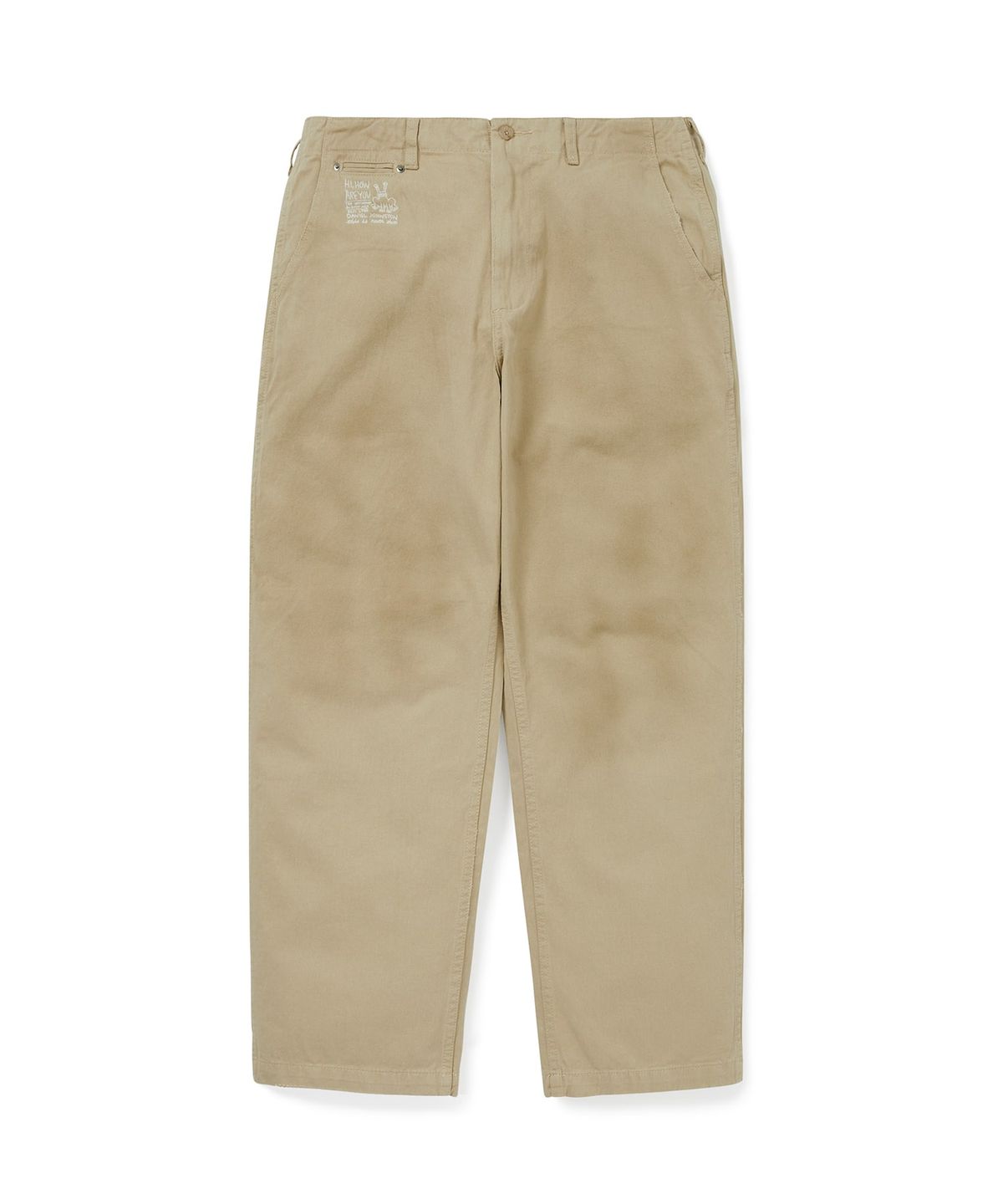 디스이즈네버댓(THISISNEVERTHAT) TNT Daniel Johnston Faded Twill Pant Khaki