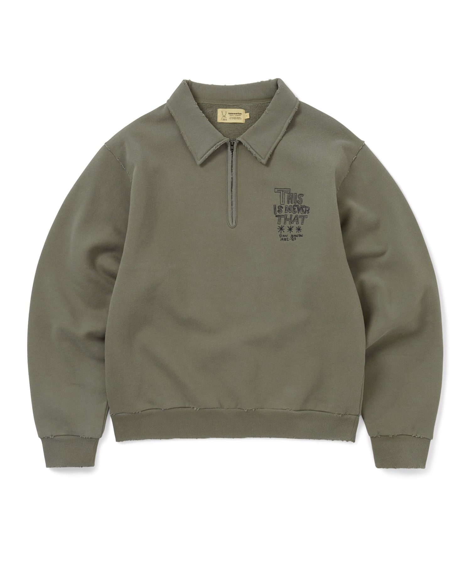 トップス thisisneverthat Daniel Johnston musinsa MUSINSA | thisisneverthat TNT Daniel Johnston H.Y.L.A. Half Zip