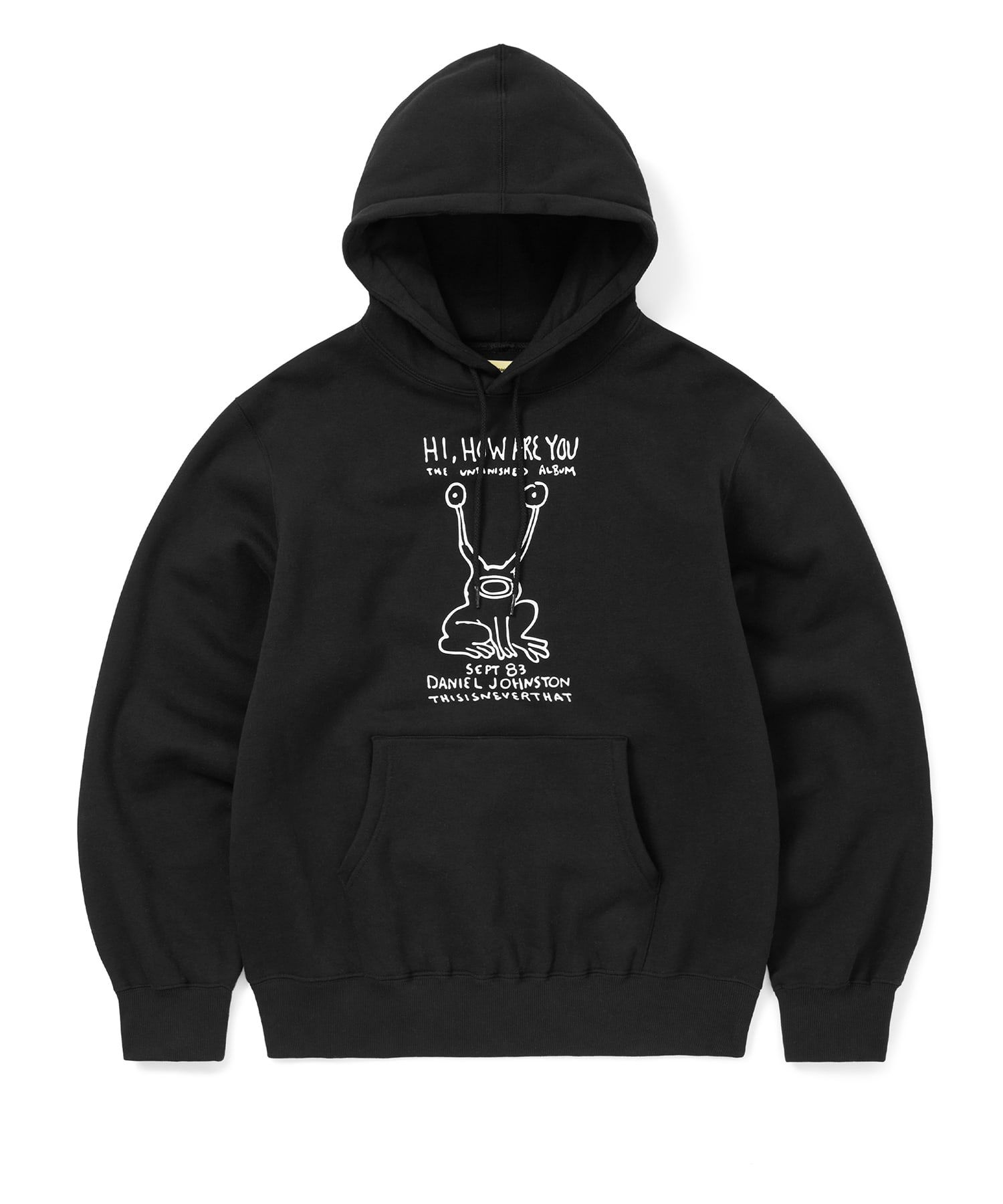 トップス thisisneverthat Daniel Johnston musinsa MUSINSA | thisisneverthat TNT Daniel Johnston Frog Hoodie Black