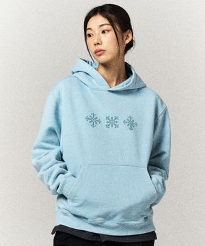 블리치드 심볼 후디 [스카이블루]