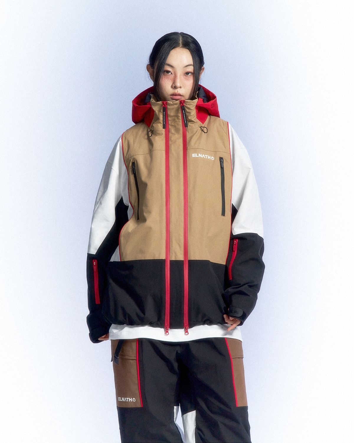 엘나스(ELNATH) CANE JACKET BROWN