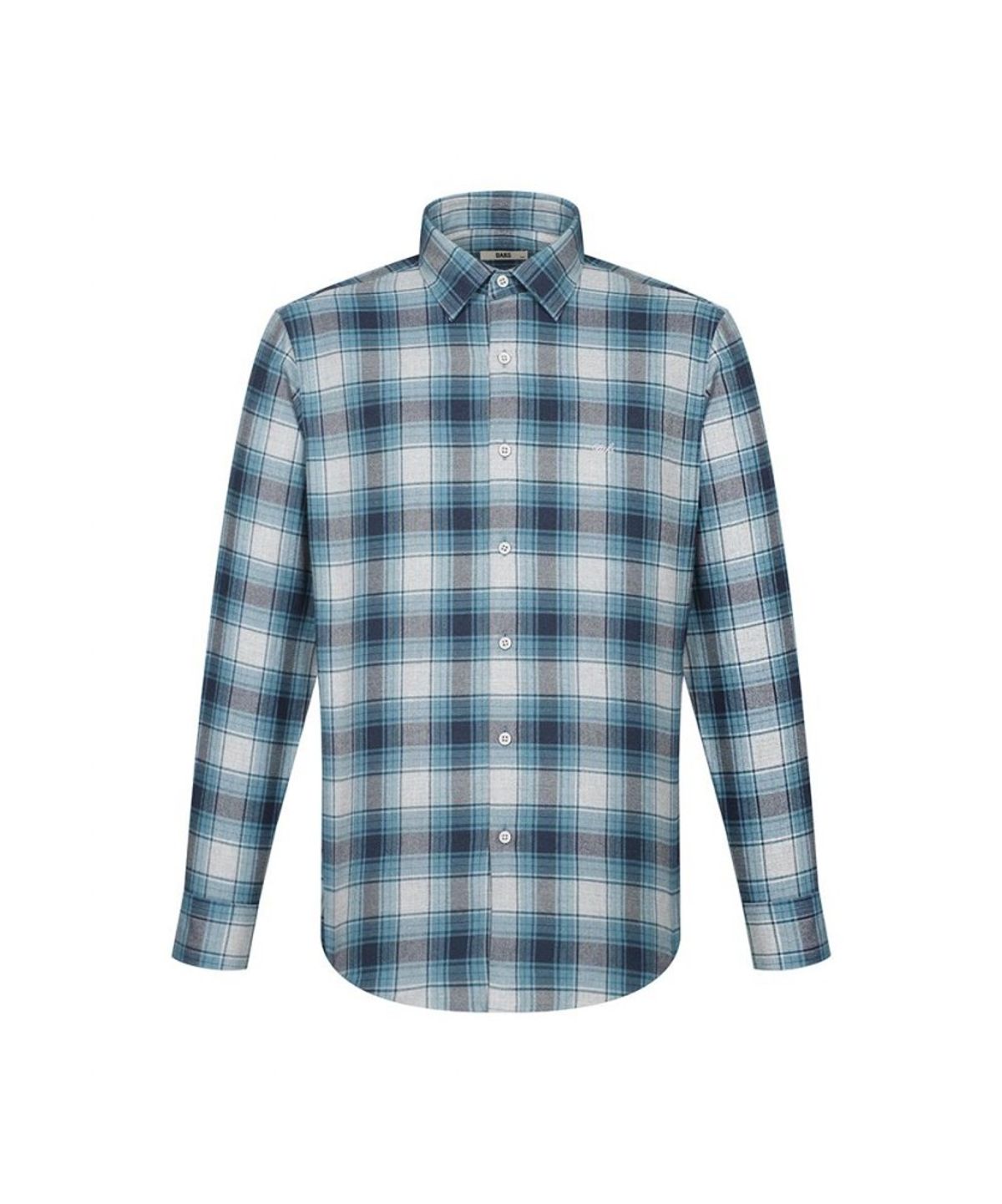 닥스셔츠(DAKS SHIRTS) 기모 노케어 미디움체크 셔츠 레귤러핏_DLW1SHCL107G1