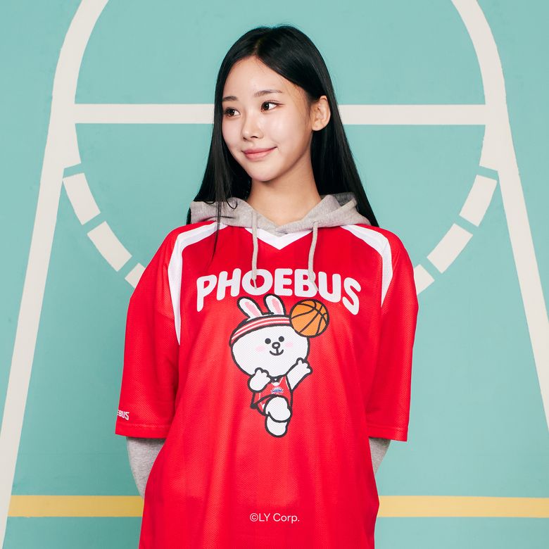 [LINE FRIENDS] KBLㅣLINE FRIENDS 풋볼 티셔츠 (현대모비스)마킹불가