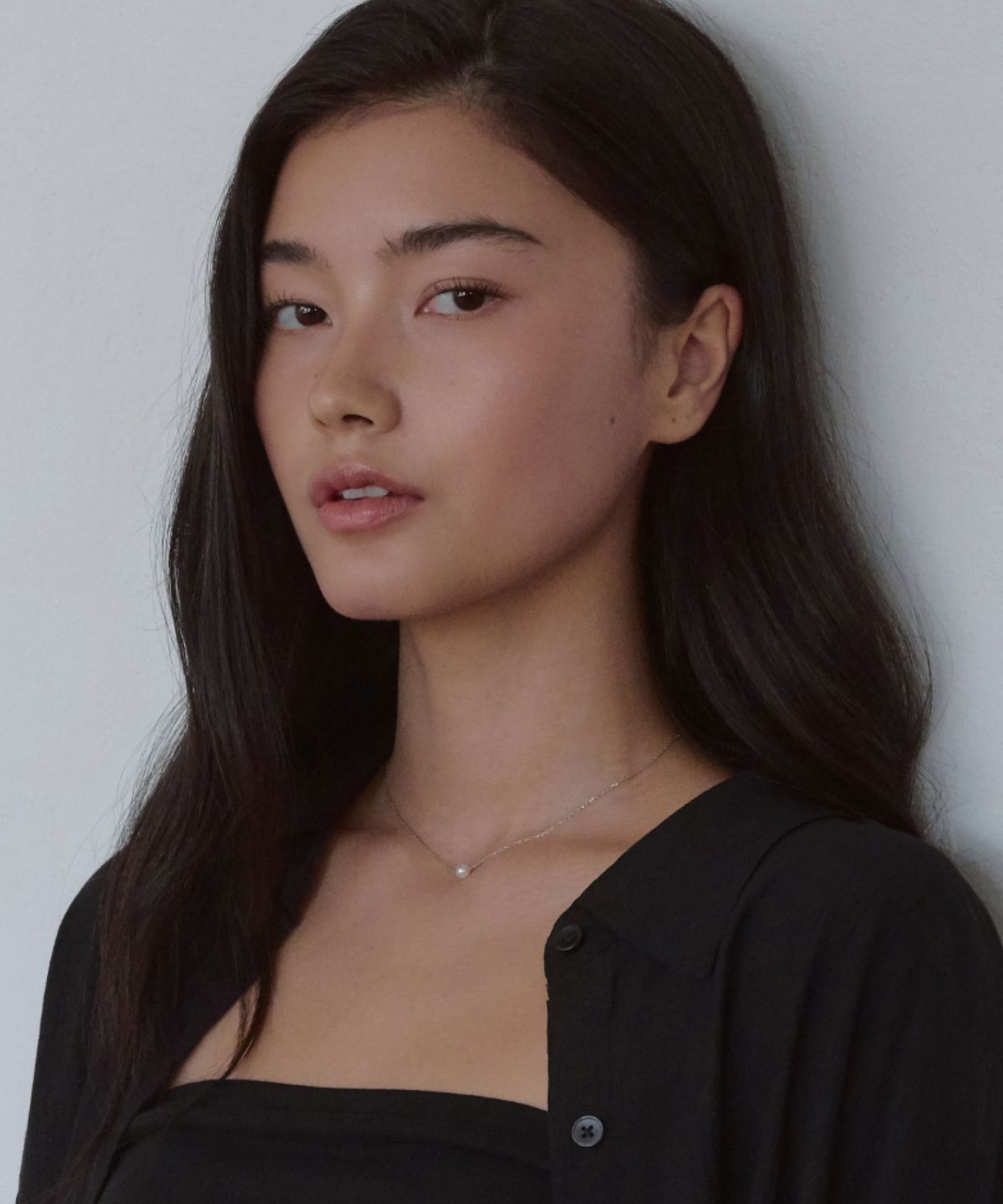 무신사 스탠다드 우먼(MUSINSA STANDARD WOMAN) 우먼즈 싱글 글라스 펄 네크리스 [펄]