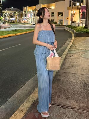 뉴문 탑+팬츠 2pcs 세트