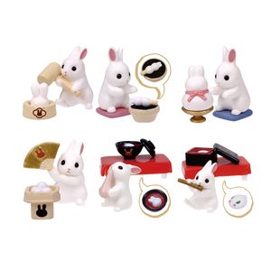 가챠 캡슐 뽑기 모찌찧는 토끼 6종 세트