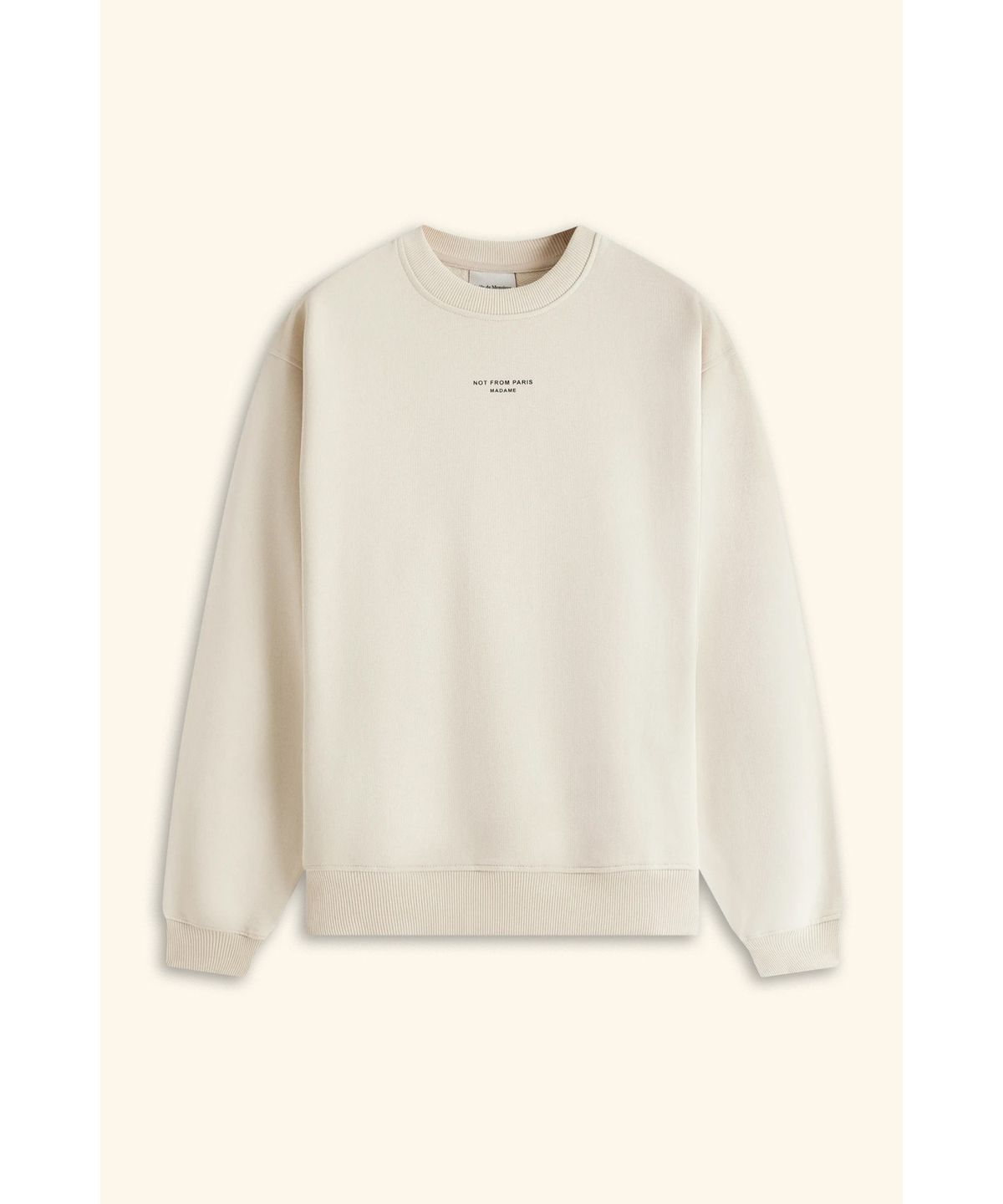 드롤드무슈(DROLE DE MONSIEUR) Le Sweatshirt Slogan Classique D0TSA25002IVD