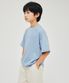내로우 스트라이프 크루 넥 티셔츠 [스카이 블루]