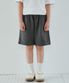 피그먼트 스웨트 쇼츠 [챠콜 그레이]