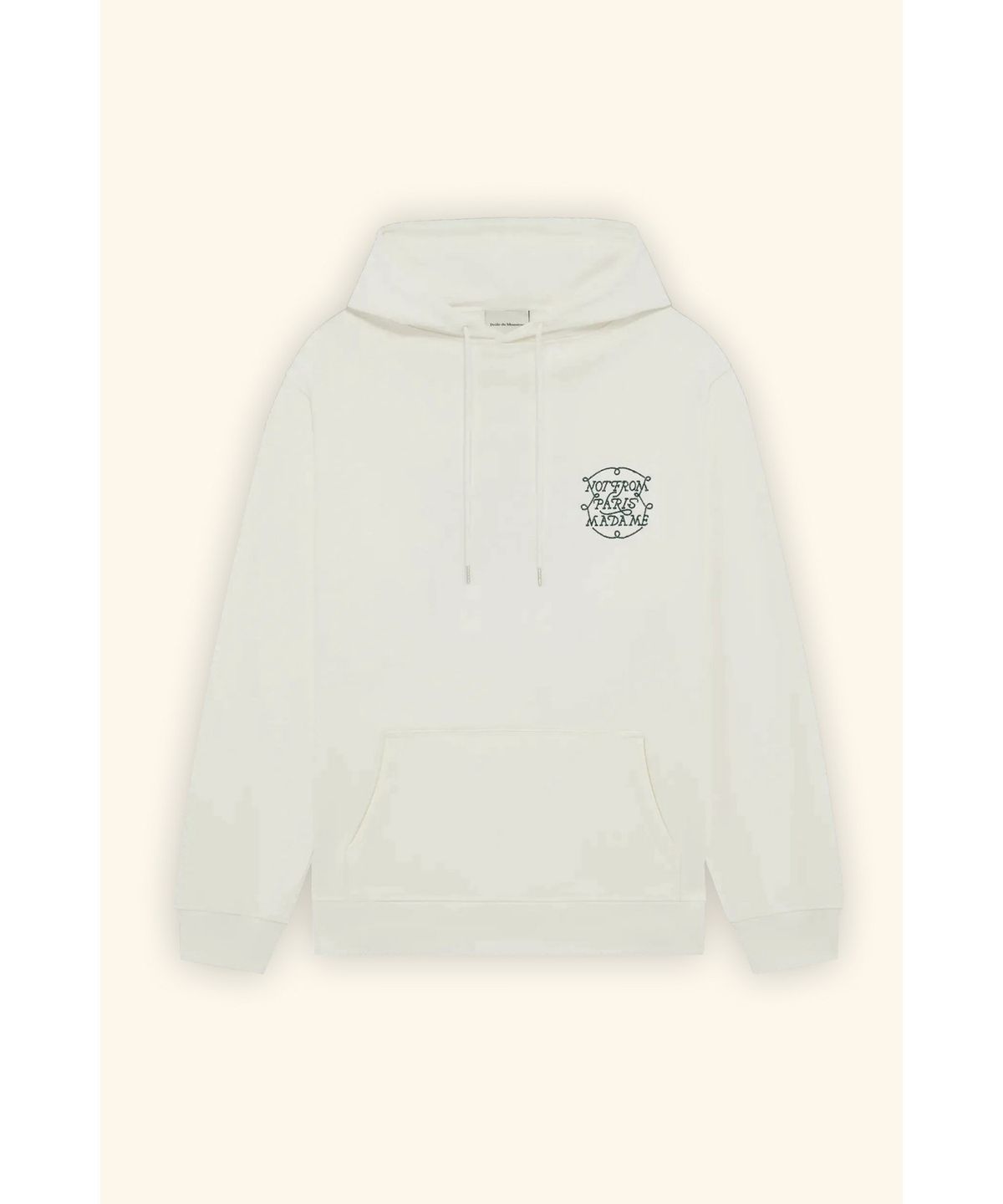 드롤드무슈(DROLE DE MONSIEUR) Le Hoodie Slogan Tresses D0THA25212WHM