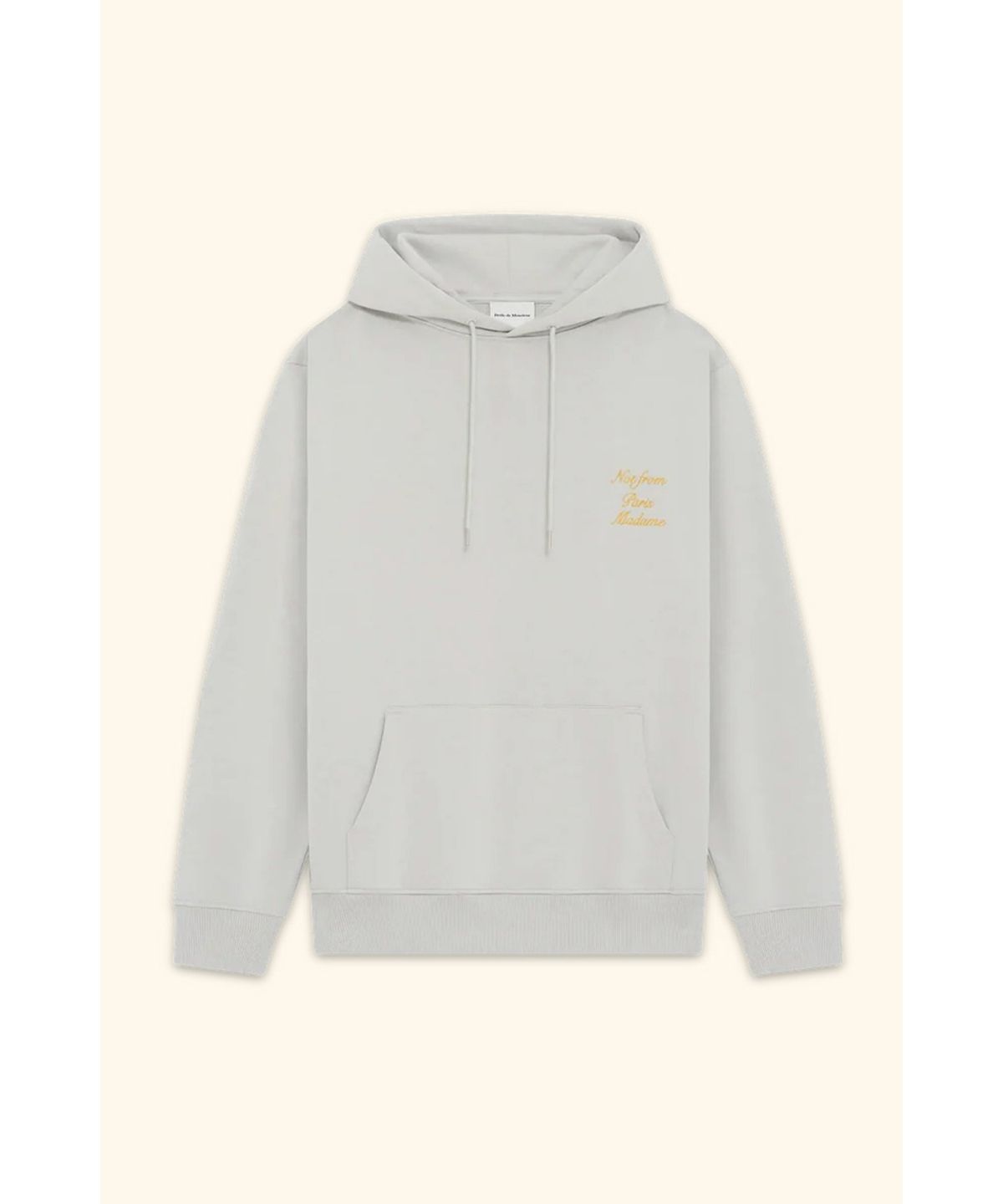 드롤드무슈(DROLE DE MONSIEUR) Le Hoodie Slogan Calligraphie D0THW25243GYM