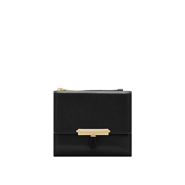 MUSINSA | LOUIS QUATORZE Cheese Women's Half Wallet ST3SO01BL