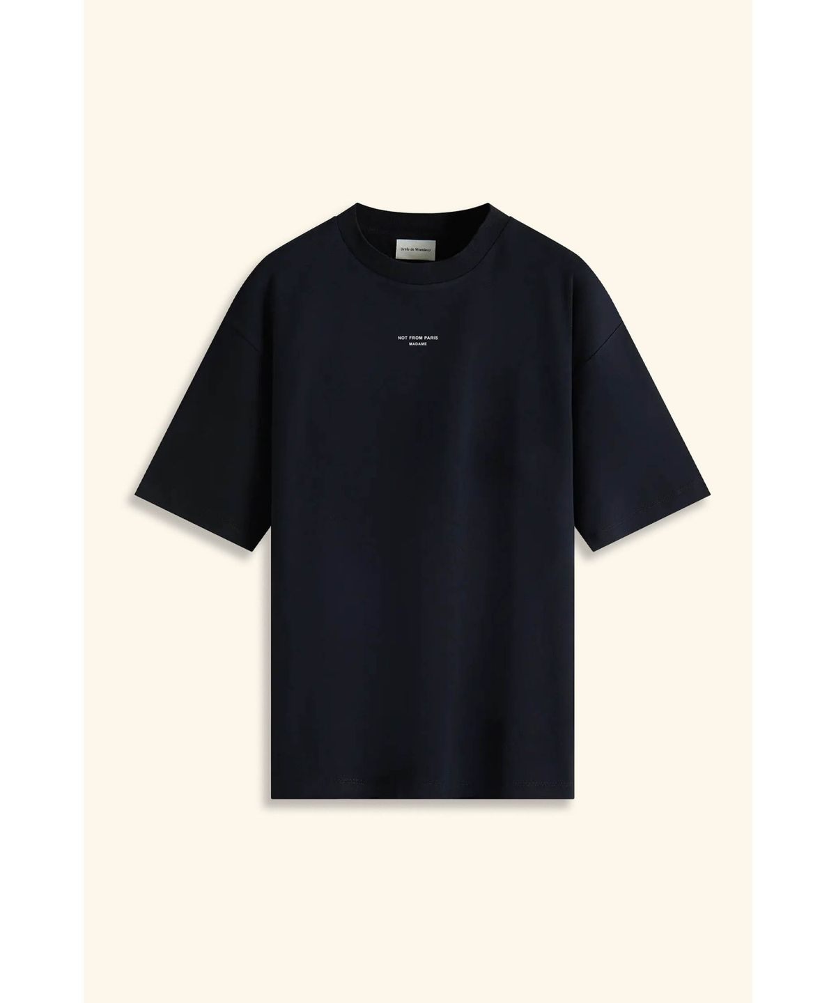 드롤드무슈(DROLE DE MONSIEUR) Le T-Shirt Slogan Classique D0TCA25002BKX