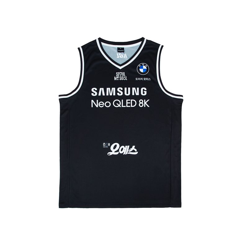 2025-26 삼성썬더스 레플리카 블랙 유니폼(마킹불가)