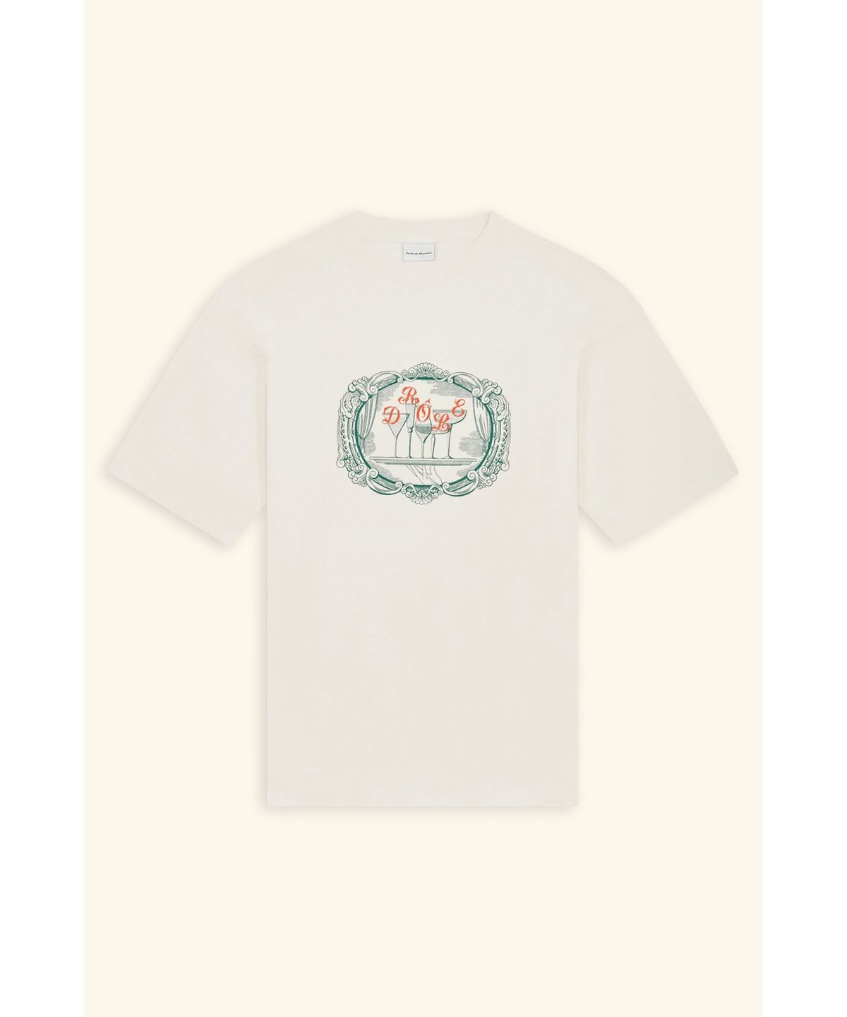 드롤드무슈(DROLE DE MONSIEUR) Le Tshirt Plateau D0TCA25219WHM