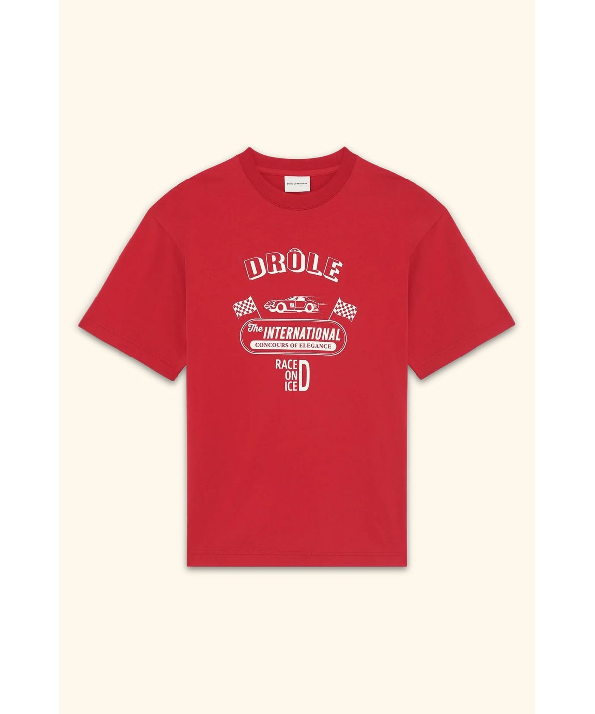 드롤드무슈(DROLE DE MONSIEUR) Le T-shirt Race On Ice D0TCW25254REX
