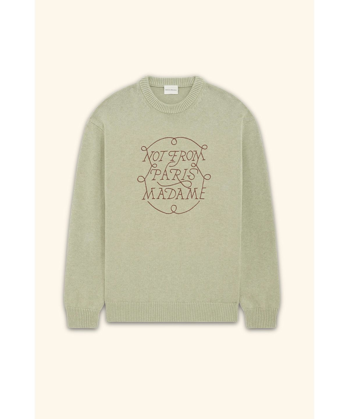 드롤드무슈(DROLE DE MONSIEUR) La Maille Slogan Tresses D0WAA25203KHL