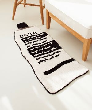 드로잉 크림 러그 - 오프 화이트