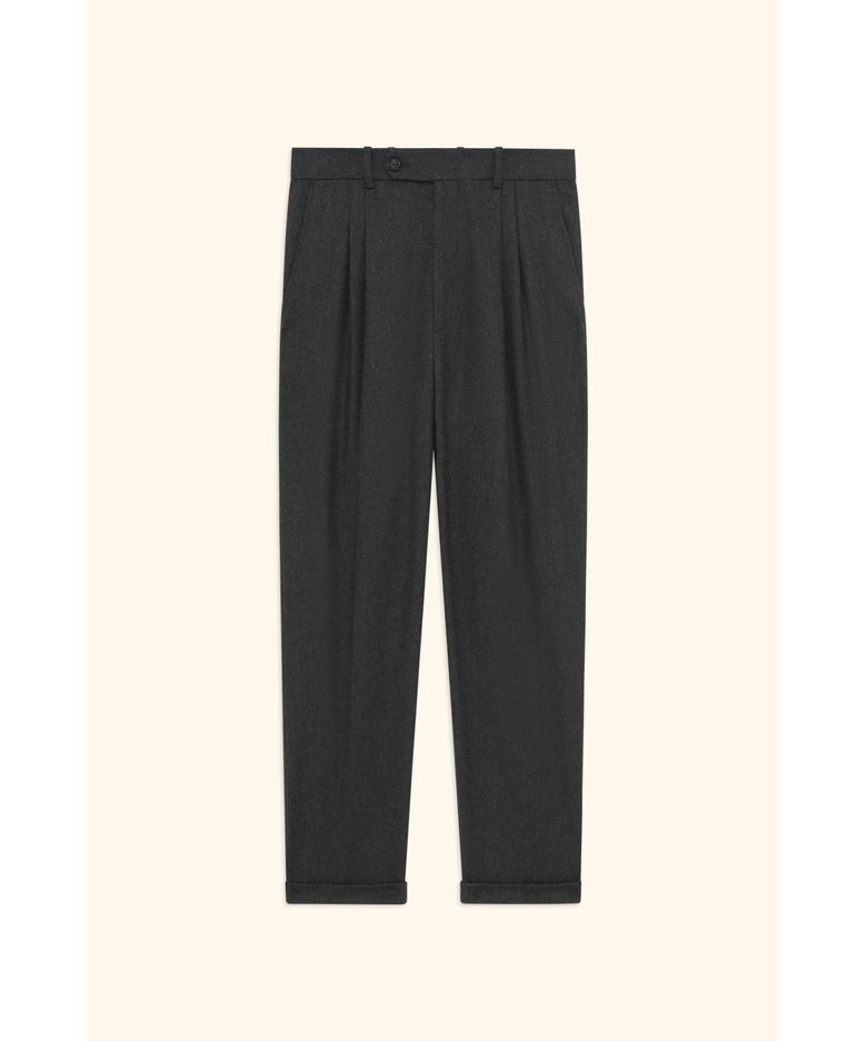Le Pantalon a Plis Cropped D0PAW25308GYX