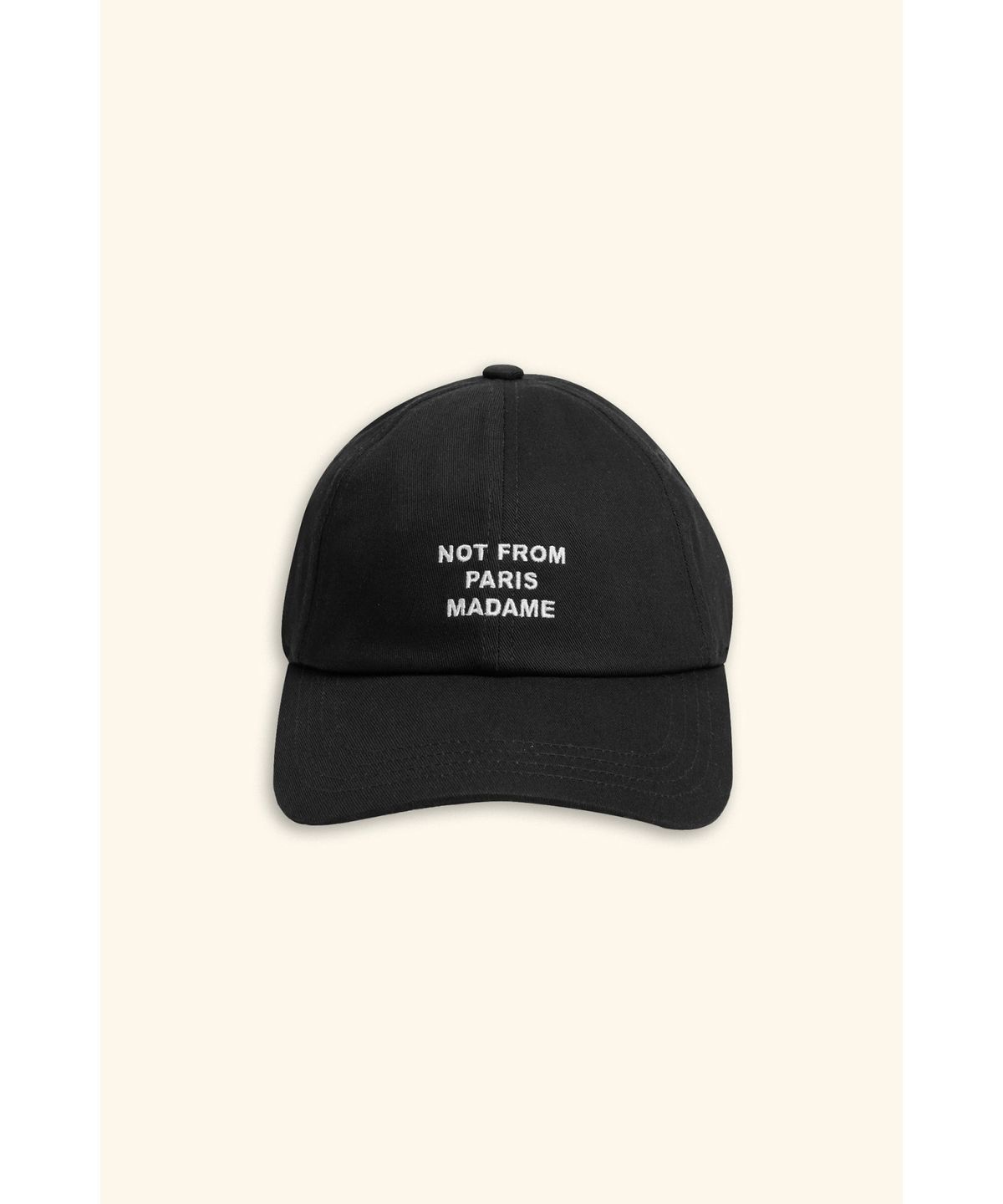 드롤드무슈(DROLE DE MONSIEUR) La Casquette Slogan D4RAA25001BKX