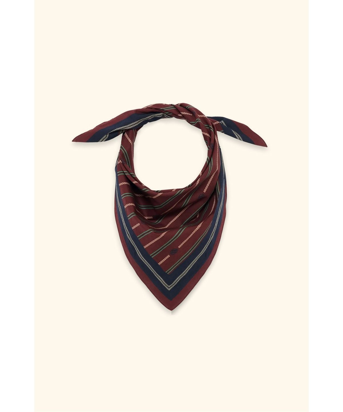 드롤드무슈(DROLE DE MONSIEUR) Le Foulard Rayure Monogramme D4AJW25803WIX