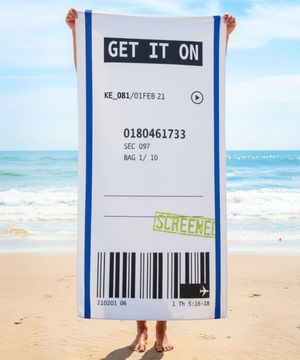 블루티켓 비치타월