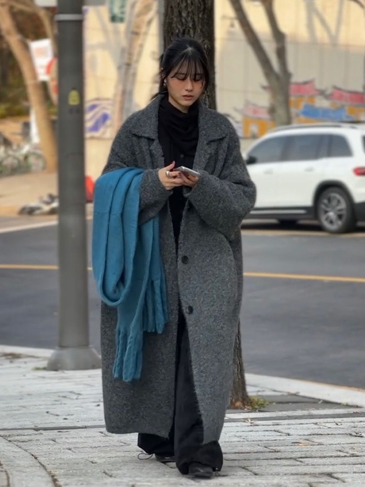 아포엠(APOEM) Burky Knit Coat (2C)