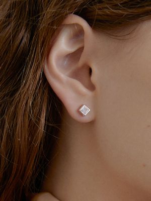 Square cubic earring