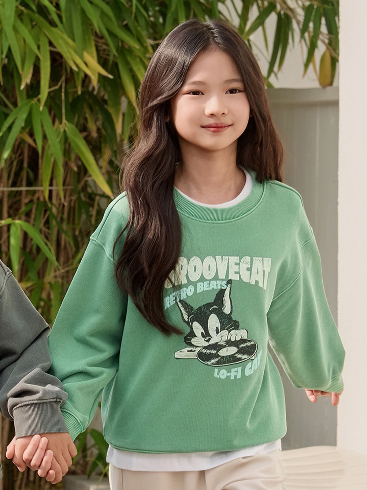 탑텐 키즈(TOPTEN KIDS) 공용 테리 가먼트 다잉 스웨트셔츠_MKG1TR3201