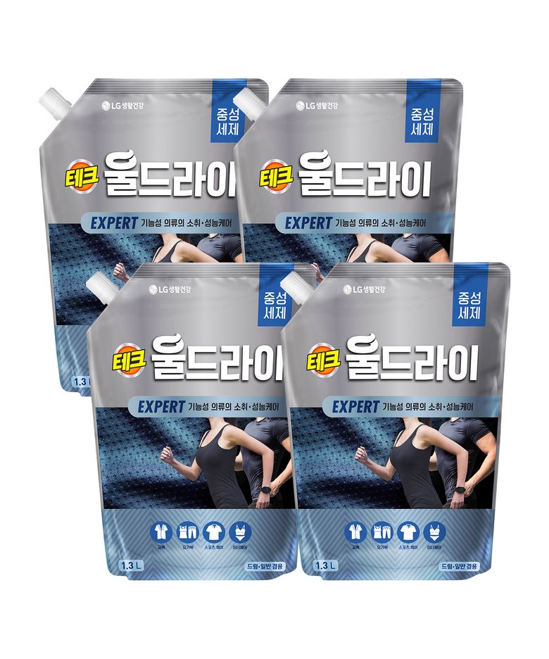 울드라이 중성세제 엑스퍼트 리필 1.3L x 3개