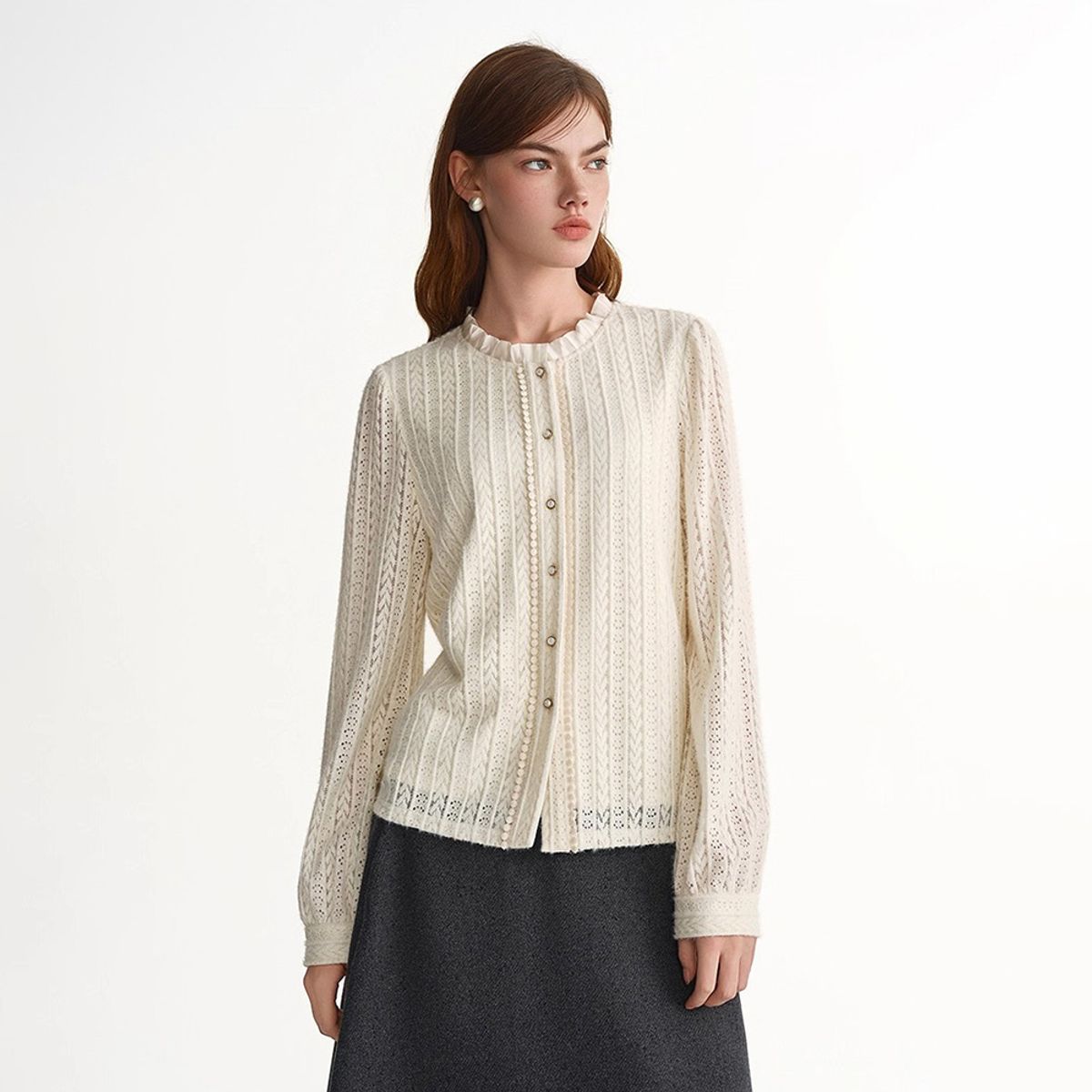 에이앤레이(AEIREI) AR_Elegant crochet blouse