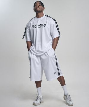 [SET-UP] 매쉬 퓨어 컴포트 숏 슬리브 셋업 - White