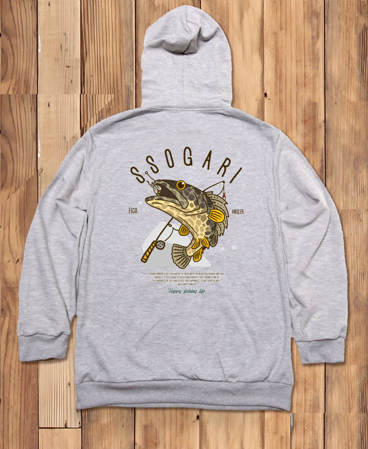돌돌(DOLDOL) FICO-HOODY-269 익스트림 낚시 브랜드 피코앵글러  쏘가리 후드티