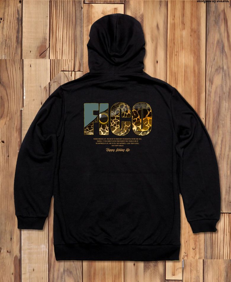 FICO-HOODY-272 익스트림 낚시 브랜드 피코앵글러  쏘가리 후드티
