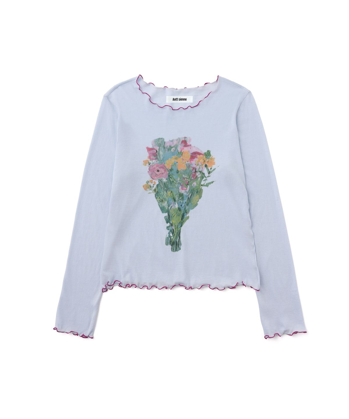 앙뜨시엔느(ANTT SIENNE) Bouquet Top (Sky Blue)