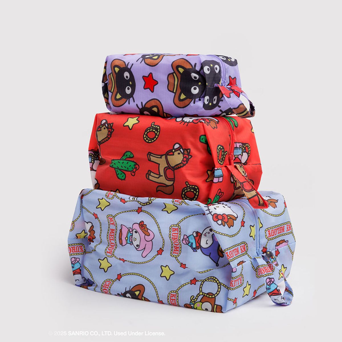 바쿠(BAGGU) 3D 집 셋 헬로키티 앤 프렌즈 웨스턴