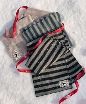 머플러 스트라이프 (블랙, 그린, 라이트퍼플)